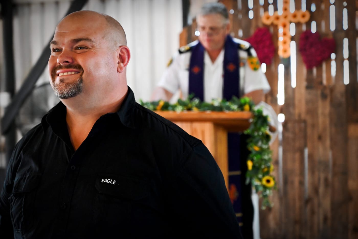 Wedding ceremony by Dr. Gerrit Rademeyer in Kou-Kamma