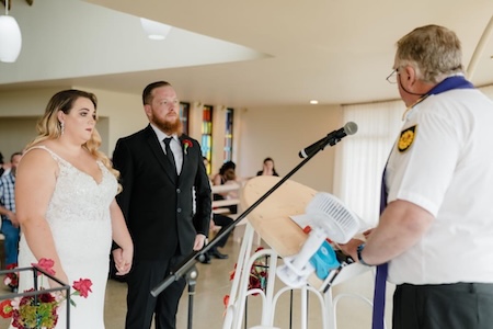 Wedding ceremony by Dr. Gerrit Rademeyer in Kou-Kamma