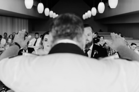 Wedding ceremony by Dr. Gerrit Rademeyer in Kou-Kamma