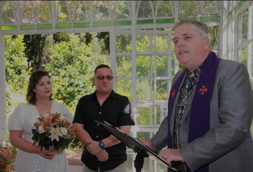 Wedding ceremony by Dr. Gerrit Rademeyer in Kou-Kamma